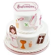 Weitere ideen zu kommunion, erstkommunion, kommunion torte. Tortenbild Druckerei De Fondant Kuchen Tattoo Konfirmation Madchen