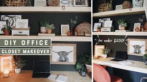 Of course, the answer will be a desk and a chair. Turning A Closet Into An Office Space Weekend Makeover For Less Than 200 Youtube