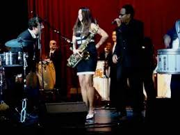 Layla Angulo with Tito Puente Jr