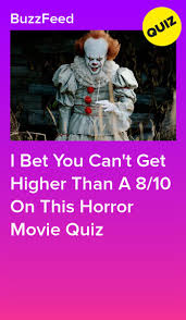The stuntman tumbled down the stairs twice. If You Say Horror Is Your Favorite Movie Genre You Should Get A 10 10 On This Quiz Movie Quiz Horror Movies Horror