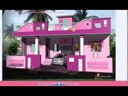 Home Front Designs Indian Style With Different Colors Youtube Small House Front Design Small House Elevation Design House Front Wall Design