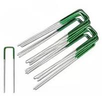 Amazon.com: GDLPZM Clavos en forma de U para césped de jardín de 50 x 6  pulgadas, estacas galvanizadas, clavos de fijación en forma de U : Patio,  ...