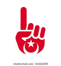 Pointing Finger Hand Star Islam Sign: Stock-Vektorgrafik (Lizenzfrei)  411023569 | Shutterstock