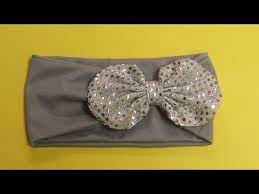 ربطة شعرمن القماش علي شكل فيونكة باندة شعر للبنات diy youtube band accessories fashion
