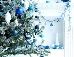 Blue And White Christmas Colors Elegant Cool Color Combinations For Holiday Decor