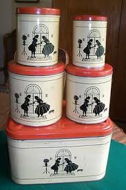 6) have straight sided inner lips without a groove and rarely extend as far as the new lips. 210 Best Vintage Kitchen Canisters Ideas Vintage Kitchen Canisters Vintage Kitchen Kitchen Canisters