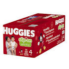 Little Movers Slip-On Diapers, Economy Pack Sizes: 4-6 | 148-100 Count HUGGIES