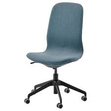Langfjall Office Chair Gunnared Blue Black Ikea Office Chair Leather Dining Room Chairs Chair