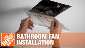 Bath vent fan electrical wiringinstallation, troubleshooting, repair: How To Install A Bathroom Fan Bathroom Fan Replacement The Home Depot Youtube