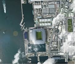 Everton's proposed new stadium will make a compelling presence on the city's waterfront skyline. Bramley Moore Dock