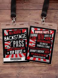 Vip Pass Backstage Pass Concert Ticket Birthday Invitation Etsy Ticket Invitation Birthday Ticket Party Invitations Vip Pass Invitation