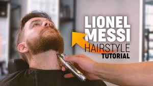 Lionel Messi Signature Cut World Cup 2018 Hairstyle Youtube