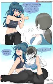 Post 4471658: Byleth Byleth_(female) crossover edit Fire_Emblem Jinusenpai  Super_Smash_Bros. Three_Houses Wii_Fit Wii_Fit_Trainer