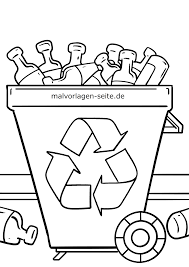 Malvorlage Umweltschutz Recycling Kostenlose Ausmalbilder