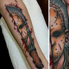 Aldred also enjoyed himself tattooing this one, saying on his page: Jason Friday 13th Tattoo Movie Tattoos 13 Tattoos Tattoos