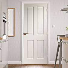 Victorian 4 Panel Door Woodgrained Surfaces White Primed White Paneling Pine Interior Doors Pine Internal Doors
