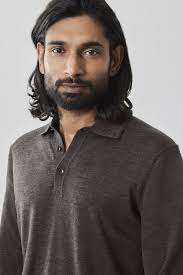 Men's long sleeve polo by Robert Barakett