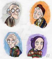 Grandma georgina first appeared in roald dahl's charlie and the chocolate factory and was played by two actresses in the film adaptions. Pin On Books