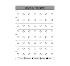 Goal Chart Template 9 Free Sample Example Format