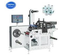 Automatic Plastic Film Rewinder Label Bopp Adhesive Tape Rewinding Machine  With Meter Quantity Counter