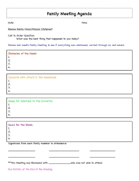 A collection of family worksheets for teaching about family members in english. Agenda For Family Meeting Download Sample Effective Family Meeting Agenda Template Why Are Family Meeting Agendas Important Stefani Strother