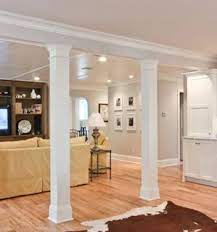 Columns Instead Of The Round Ones We Have Buy Interior Doors Columns In Living Room Interior Columns