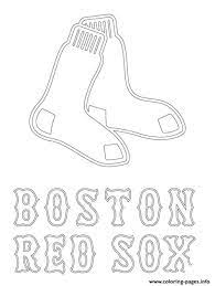 Free printable major league baseball mlb coloring pages. Boston Red Sox Coloring Pages Learny Kids