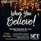 SCF Music Presents When You Believe! event image
