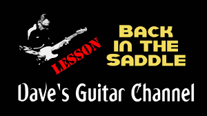 Lesson Back In The Saddle By Aerosmith Joe Perry S Parts Youtube