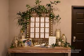 Diy Rustic Wedding Seating Chart Hazel Gold Designs