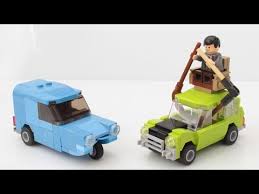 Lego Mr Bean Mini And Blue Reliant Car With Instructions Youtube