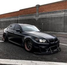 Side Angled View Of Bmw E90 With A Custom Wide Body Kit Wide Body Kits Bmw Dream Cars Bmw