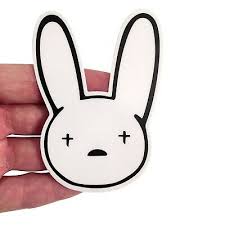 Get your bad bunny logo hard enamel pin. Bad Bunny Logo Vinyl Sticker Yhlqmdlg Bad Bunny Merch Laptop Ebay