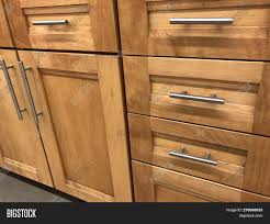 wood kitchen cabinets image & photo
