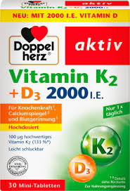 New research into vitamin d3 and k2 has given way to new multivitamin dietary supplements that could unlock unique health benefits to fight aging from the inside out. Doppelherz Vitamin K2 D3 30 St 12 8 G Dauerhaft Gunstig Online Kaufen Dm De