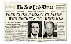 Impeachment 1973, 1999, 2019, 2039. No One Could Believe It When Ford Pardoned Nixon Four Decades Ago The New York Times