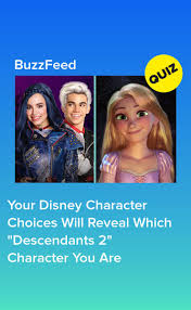It's like the trivia that plays before the movie starts at the theater, but waaaaaaay longer. Which Descendants Character Are You Quiz