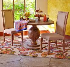 Additional natural fiber decor details in dark neutrals make the room comfortably elegant! Product Review Round Blanca Table By World Market By Tastefully Inspired Blog Medium