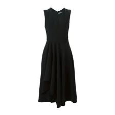 Alexander Mcqueen Asymmetric Draped Dress V Neck Cocktail Dress Draped Dress Alexander Mcqueen Dresses