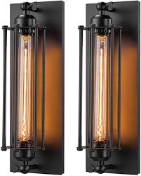 Wall fixture porcelain designed at the beginning of the 1930`s. Industrial Wall Sconce Edison Vintage Wall Sconce Licperron Antique Wall Lamp Fixtures Bedside Bar Restaurant Hotel Lighting Decor 2 Pack E26 E27 Amazon Com
