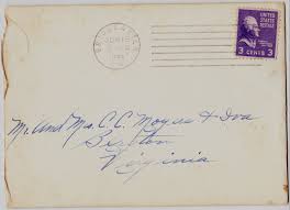 Papergreat: An invitation to the 1946 Florence-Pope wedding