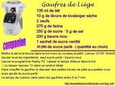 Recette Des Gaufres De Liege Au Companion Moulinex Mes Meilleures Recettes Faciles Gaufre De Liege Recette Recette Compagnon