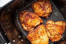 Air Fryer Chicken Thighs Super Crispy Low Carb With Jennifer