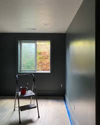 Look carefully at the type and color of the wood in question to determine its underlying tones. Painting The Guest Room Dark My Paint Formula For Walls And Trim Chris Loves Julia