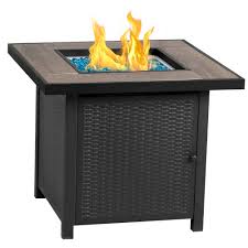 Last updated on january 11th, 2021. Amazon Com Bali Outdoors Propane Fire Pit Table 30 Inch Gas Fire Pits Outdoors Square Fire Table W Fire Glass 50 000 Btu Garden Outdoor