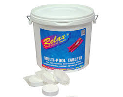 Relax Swimming Pool Multi Pool Chlorine Tablets