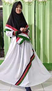 Gamis muslimah 01 palestina bahan kaos. Jual Gamis Palestina White Edition Di Lapak Deft Collection Bukalapak