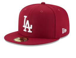 Los Angeles Dodgers New Era Burgundy 59fifty Fitted Hat