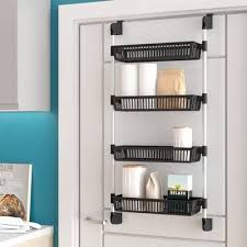 Our kitchen pantry storage solutions put all your cooking supplies in instant view. Spectrum Diversified Over The Cabinet 3 Tier Lid Holder Reviews Wayfair Door Organizer Cabinet Doors Over The Door Organizer