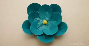 Create an l shape with your ribbon like this Duct Tape Flower How To Make Simple Water Resistant Flowers